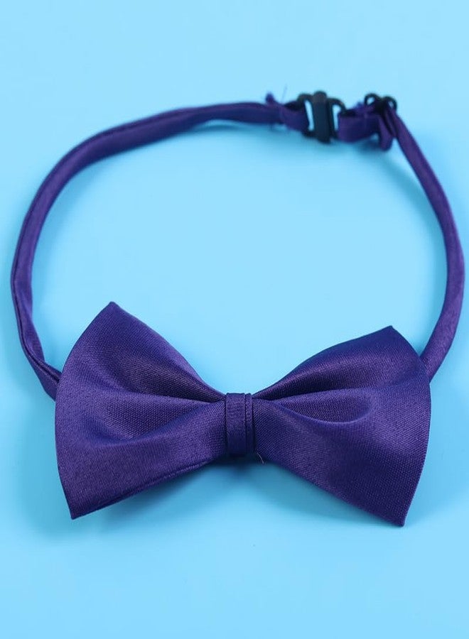 BohoBark Comfortable and Lightweight Dog& Cat Bow tie Purple